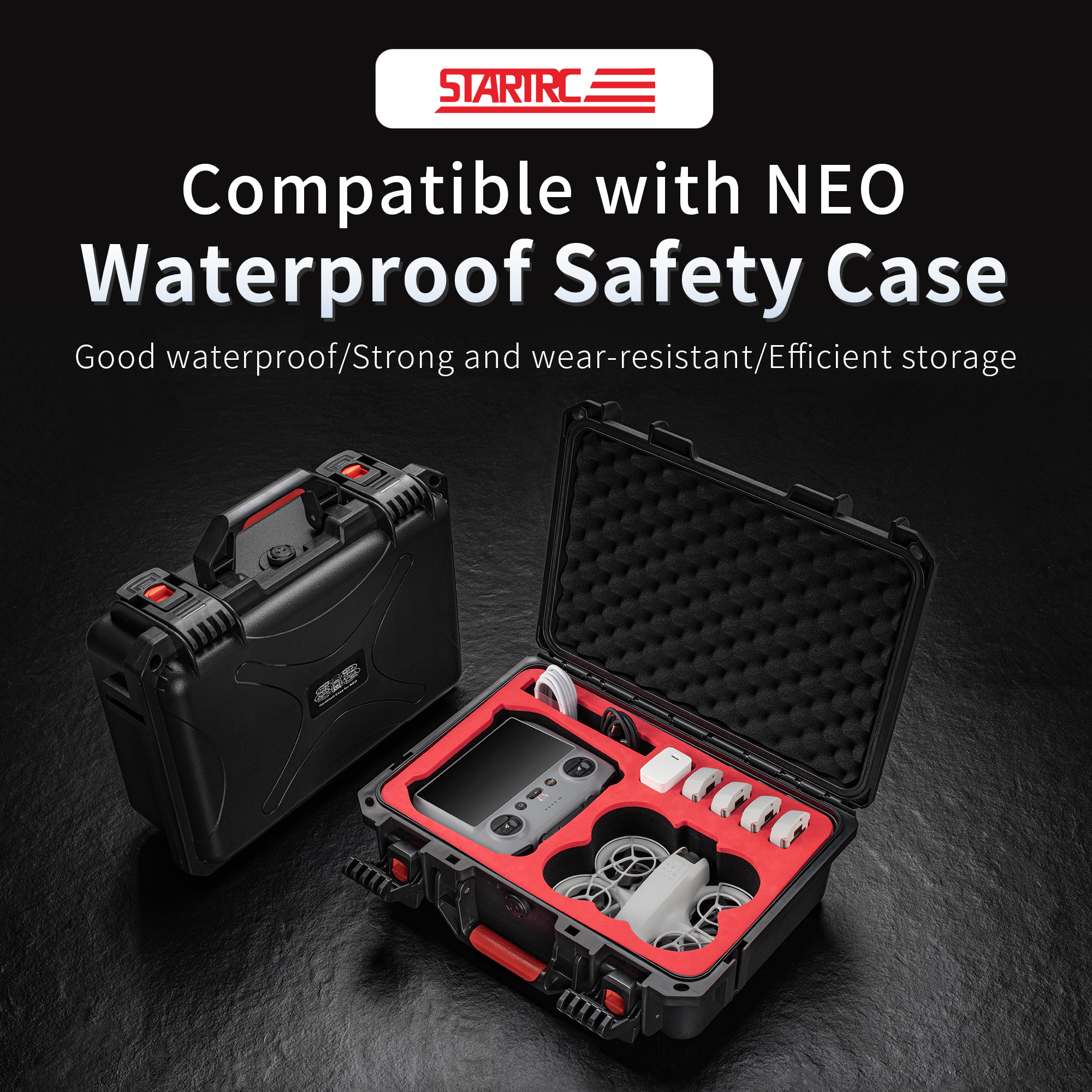 Portable Hard Waterproof Case  – Drone Controller Hood recenzja i cena