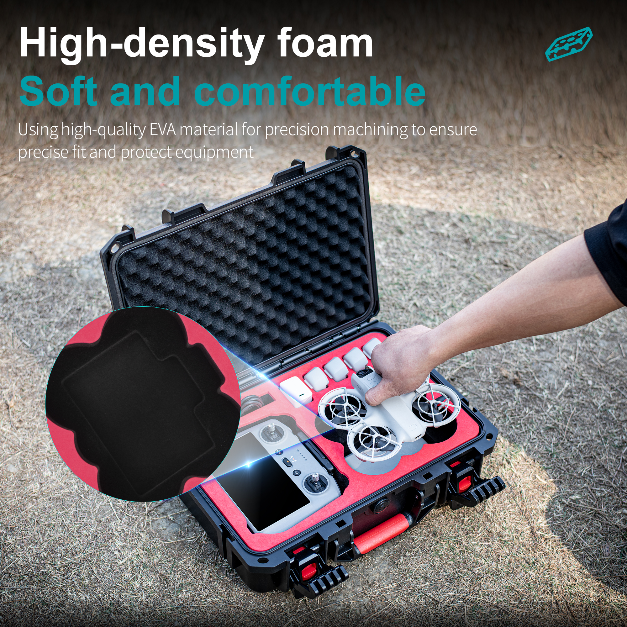 Portable Hard Waterproof Case  – Drone Controller Hood recenzja i cena