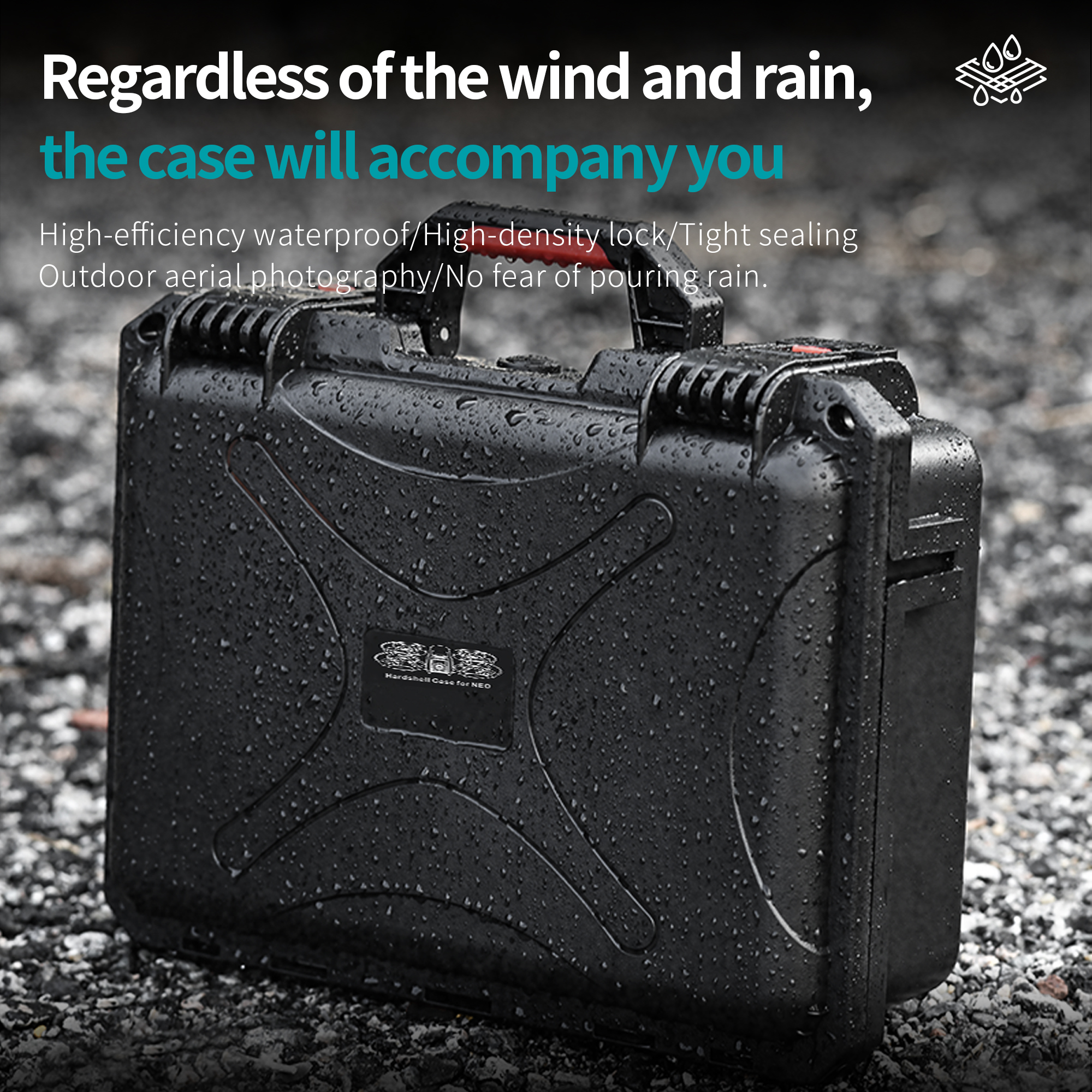 Portable Hard Waterproof Case  – Drone Controller Hood recenzja i cena