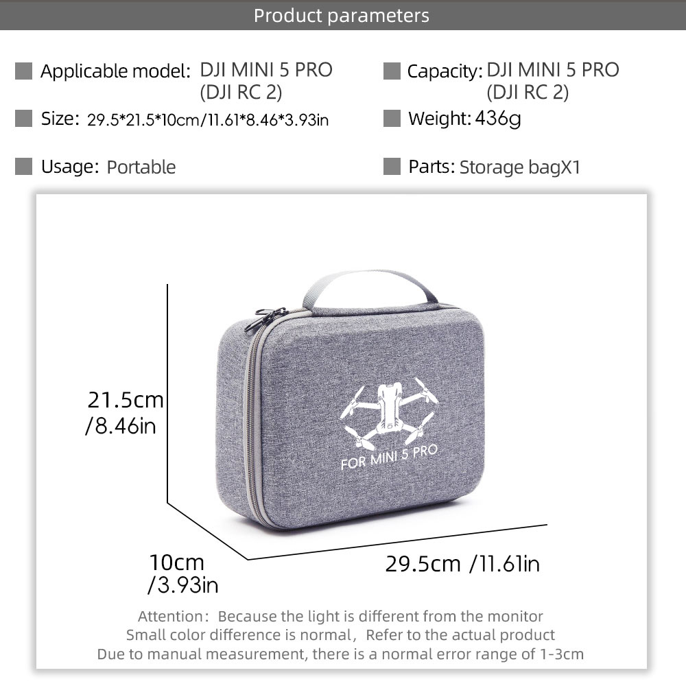 Storage Carry Case for DJI Min – Drone Controller Hood recenzja i cena