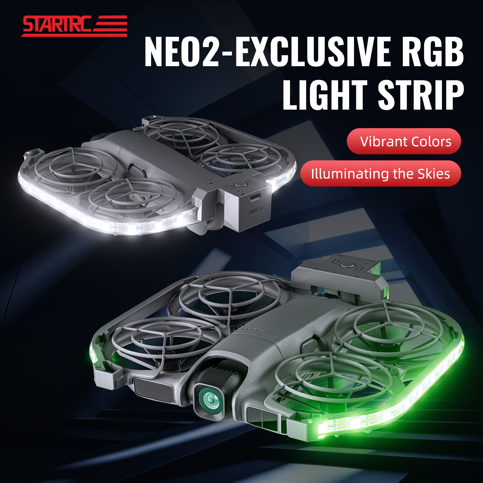 STARTRC RGB LED Light Strip Fo – Drone Beacon Light recenzja i cena