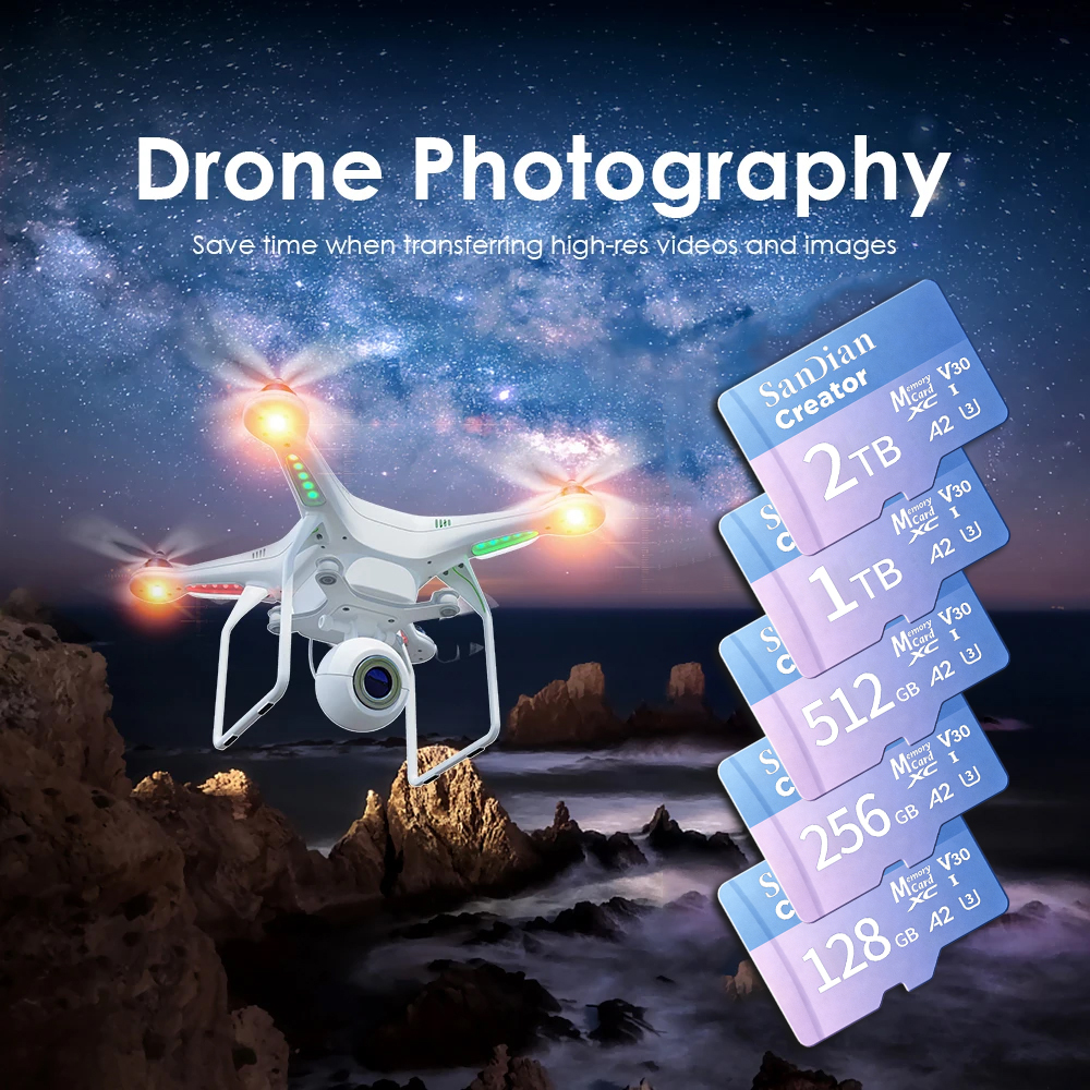 Mini SD Memory Card 128GB 256G – Drone Strobe Light recenzja i cena